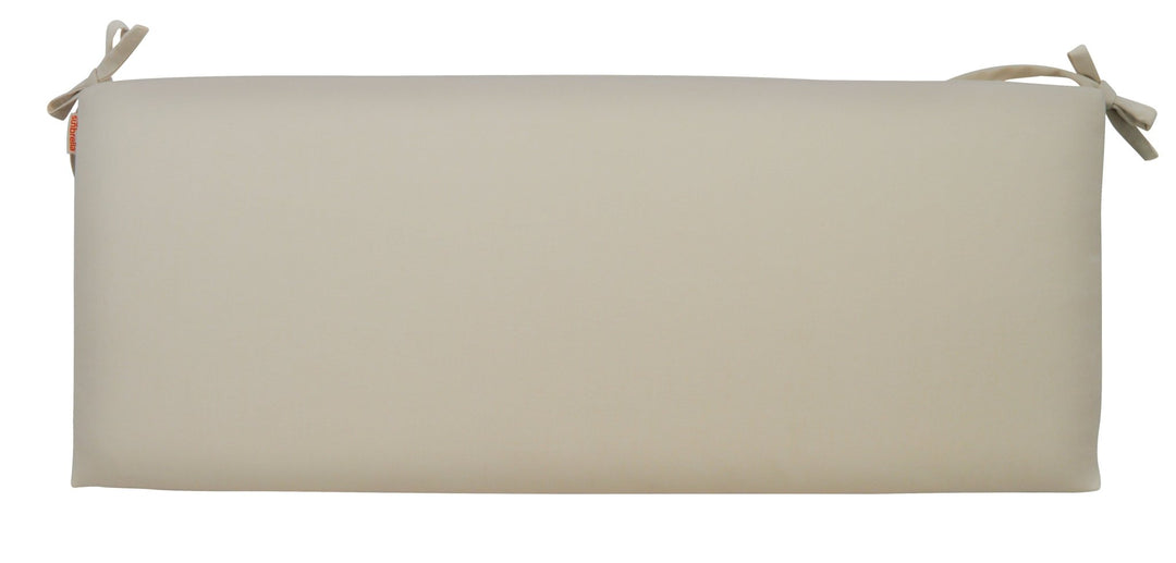 Foam Bench Cushion with Ties, 38" x 18" x 2", Sunbrella Solids - RSH Decor