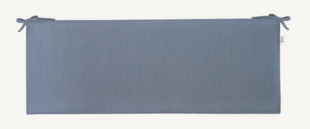 Foam Bench Cushion with Ties, 44" x 18" x 3", Sunbrella Solids - RSH Decor