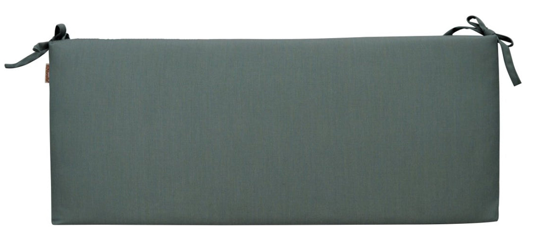 Foam Bench Cushion with Ties, 60" x 18" x 3", Sunbrella Solids - RSH Decor