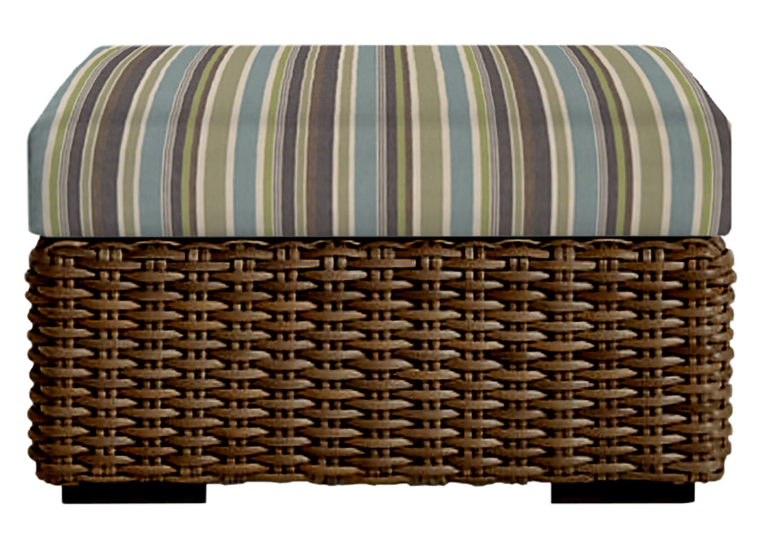 Foam Ottoman Replacement Cushion Only, 19" x 15" x 4", Sunbrella Patterns - RSH Decor