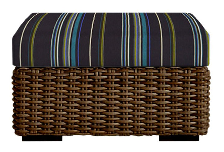 Foam Ottoman Replacement Cushion Only, 23" x 20" x 4", Sunbrella Patterns - RSH Decor