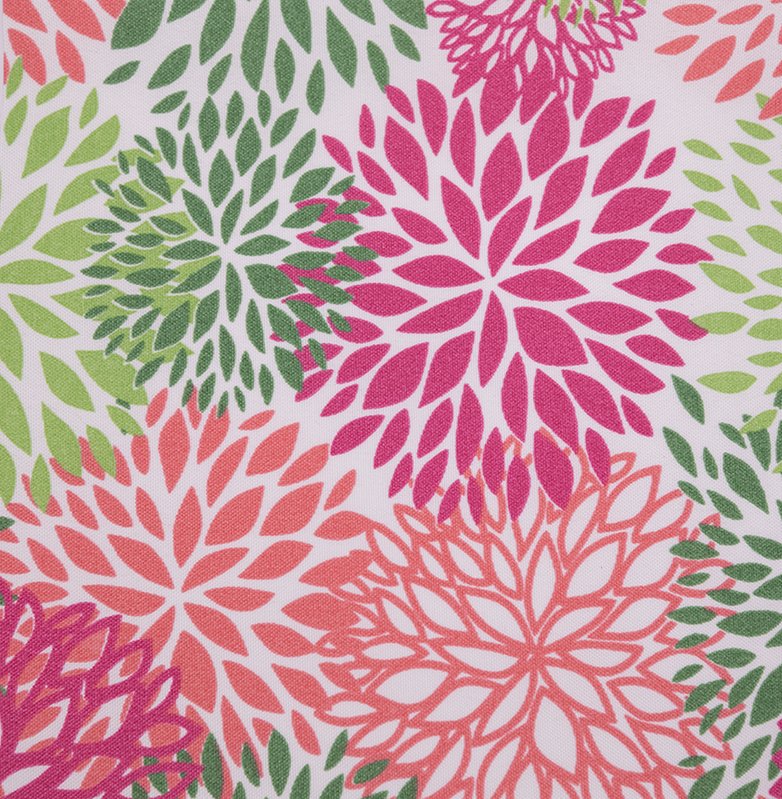 Set of 2 Lumbar Throw Pillows | Floral Blooms Harmony Pink Orange Green - RSH Decor