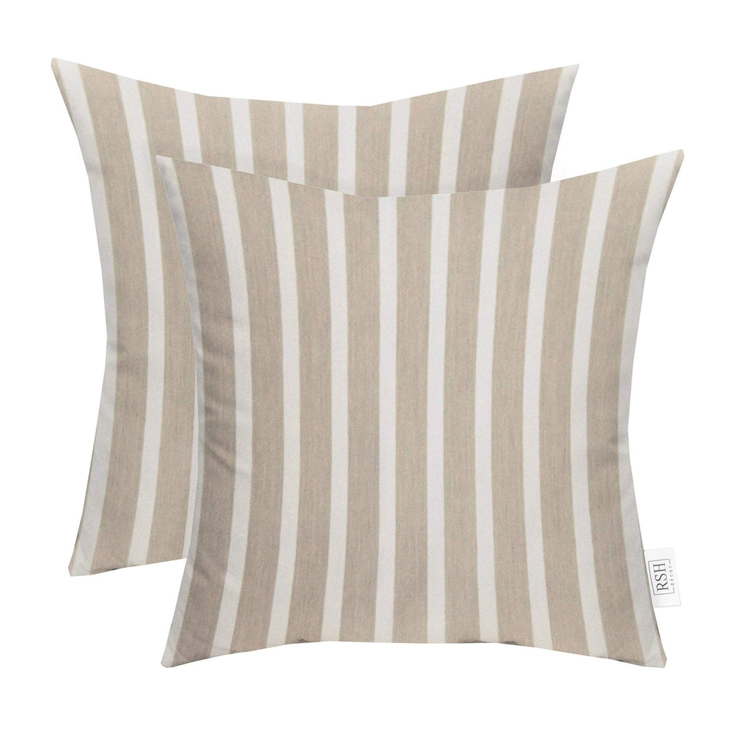 Set of 2 Pillows, Sunbrella Patterns, 17" W x 17" H - RSH Decor