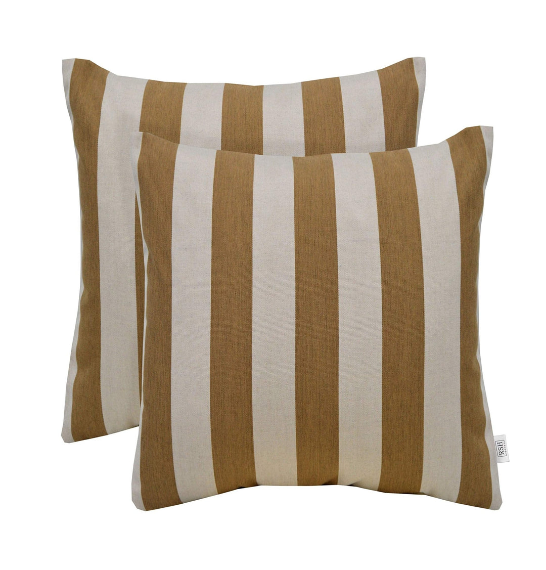 Set of 2 Pillows, Sunbrella Patterns, 20" W x 20" H - RSH Decor