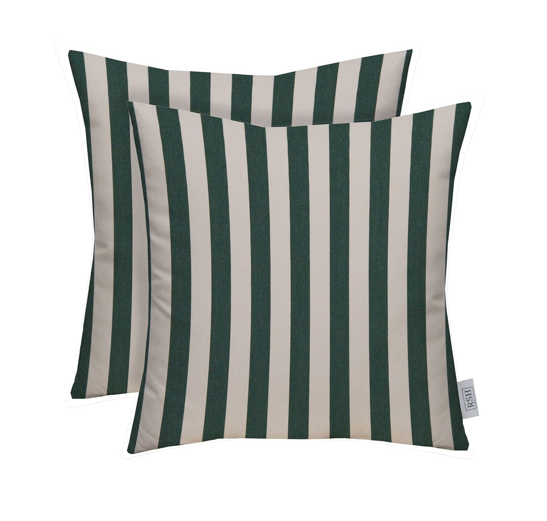 Set of 2 Pillows, Sunbrella Patterns, 24" W x 24" H - RSH Decor