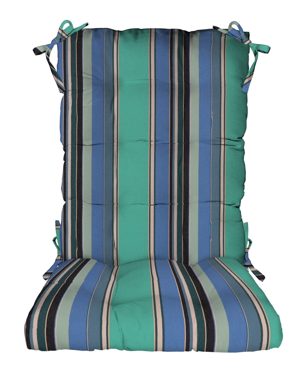 Tufted Rocker Rocking Chair Cushions, Large, Sunbrella Patterns - RSH Decor