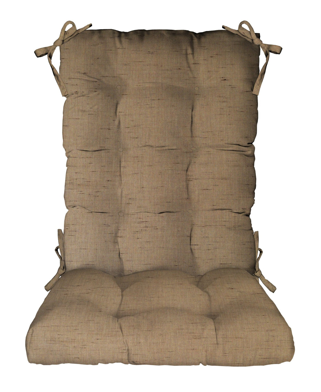 Tufted Rocker Rocking Chair Cushions, Large, Sunbrella Patterns - RSH Decor