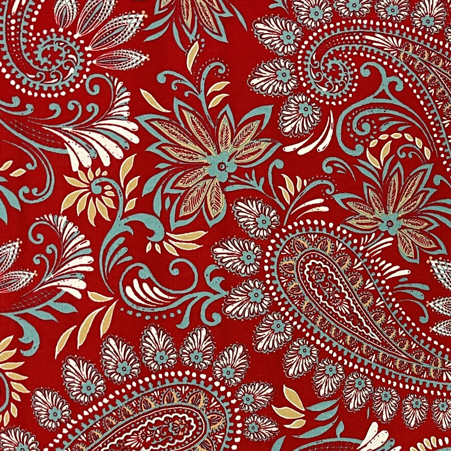 Eastman Berry Red Paisley