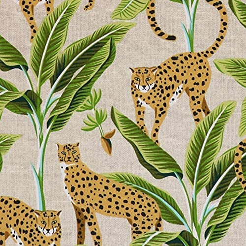 Enzel Linen Tropical Cheetah