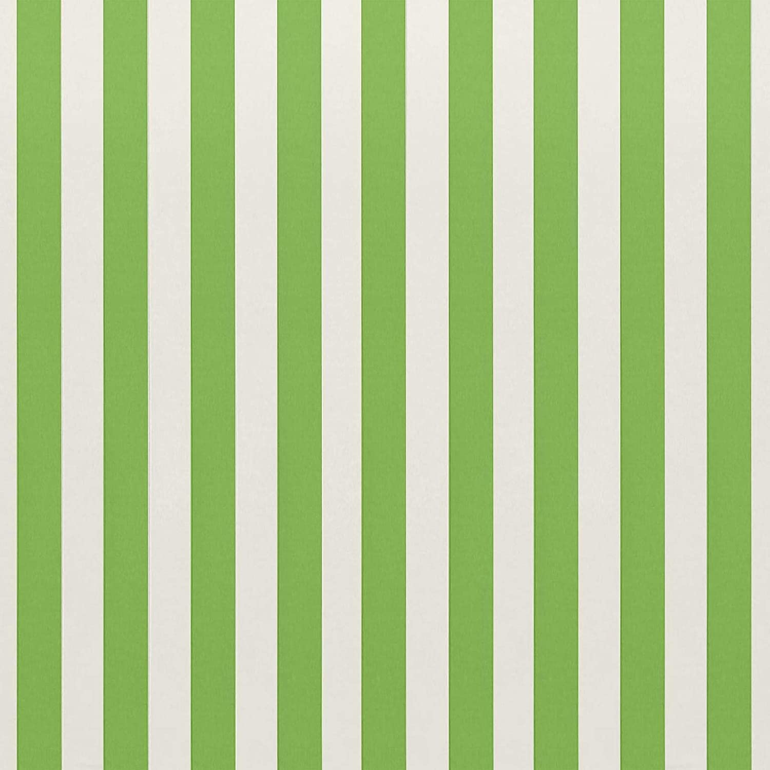 Kiwi Green & White Stripe